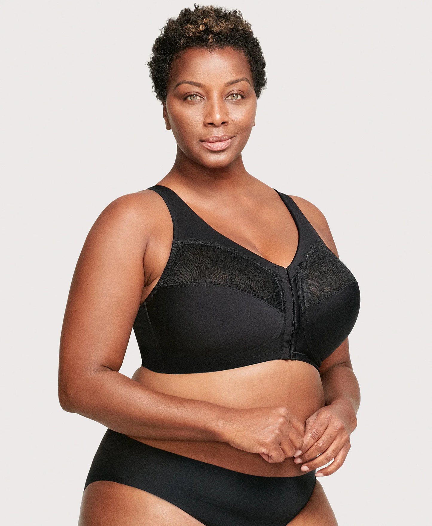 MagicLift Front-Closure Natural Shape Bra Black