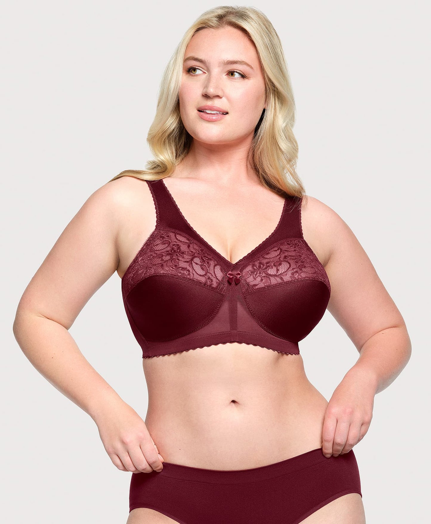 MagicLift Original Support Bra Burgundy