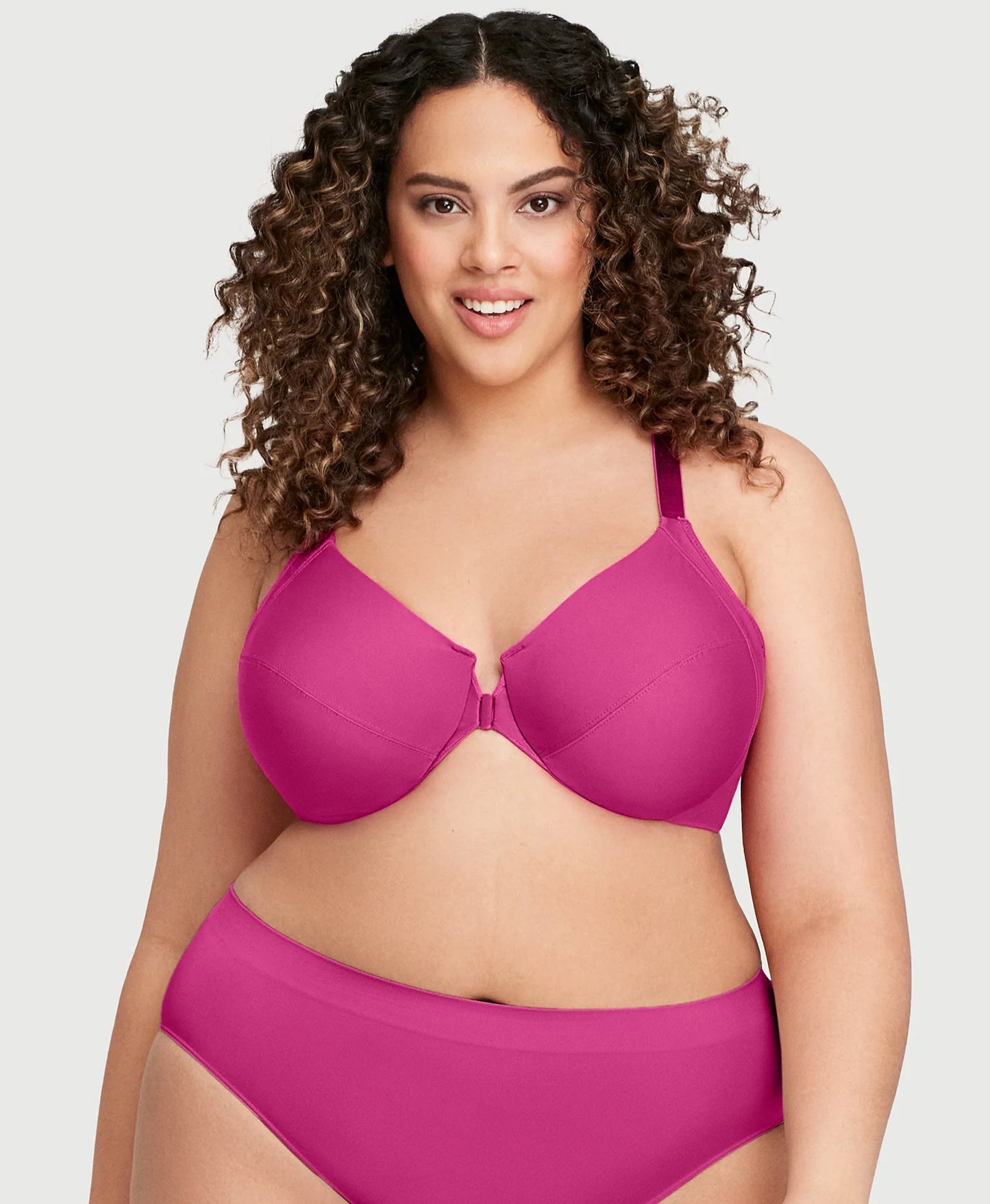 Front-Closure Smoothing WonderWire Bra Berry