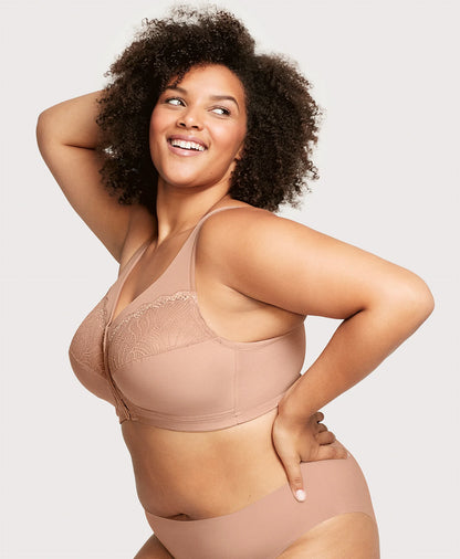 MagicLift Front-Closure Natural Shape Bra Cappuccino