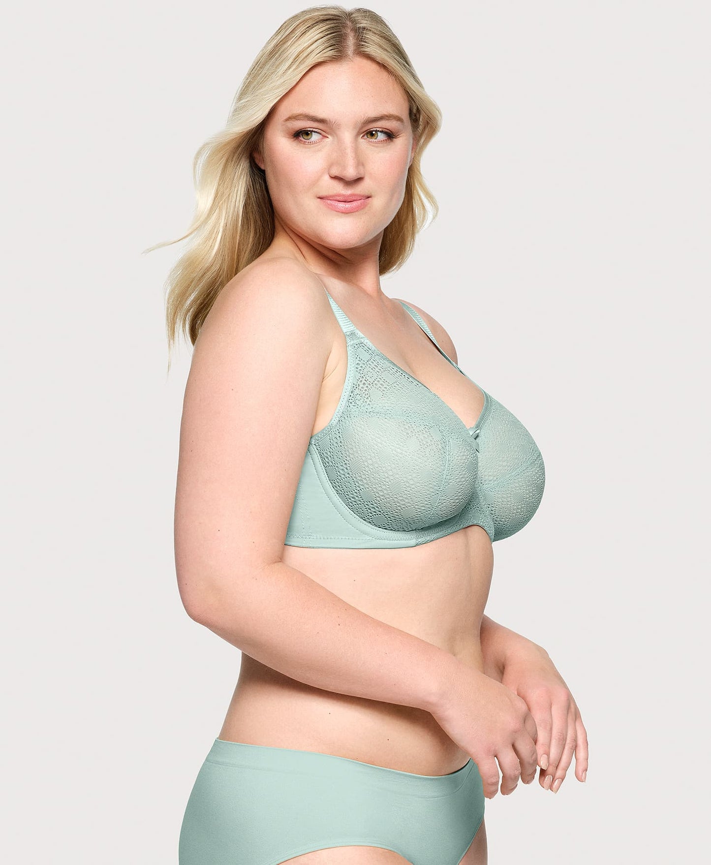 Lace Comfort WonderWire Bra Jade