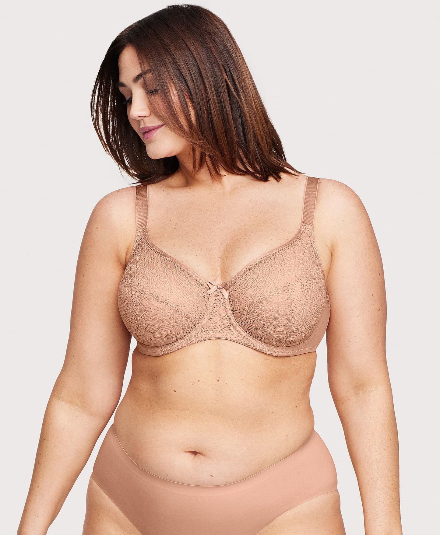 Lace Comfort WonderWire Bra Cappuccino
