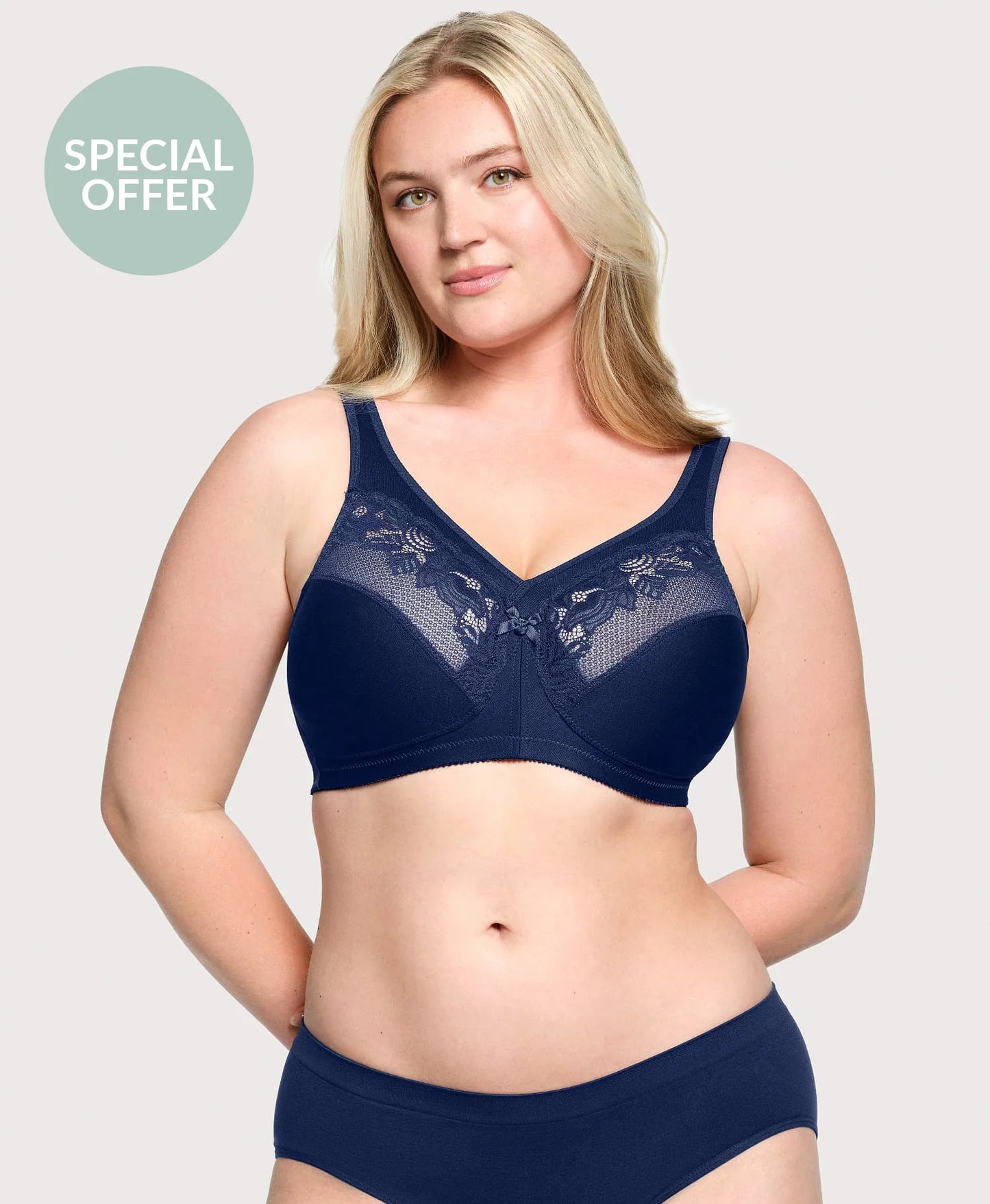 MagicLift Minimizer Bra Blue
