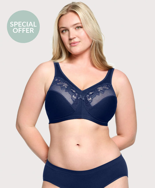 MagicLift Minimizer Bra Blue