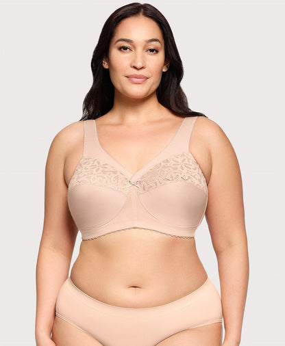 MagicLift Cotton Support Bra Cafe